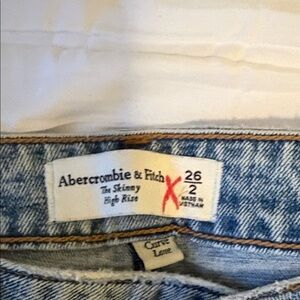 Abercrombie & Fitch Light Blue Denim Skinny Jeans